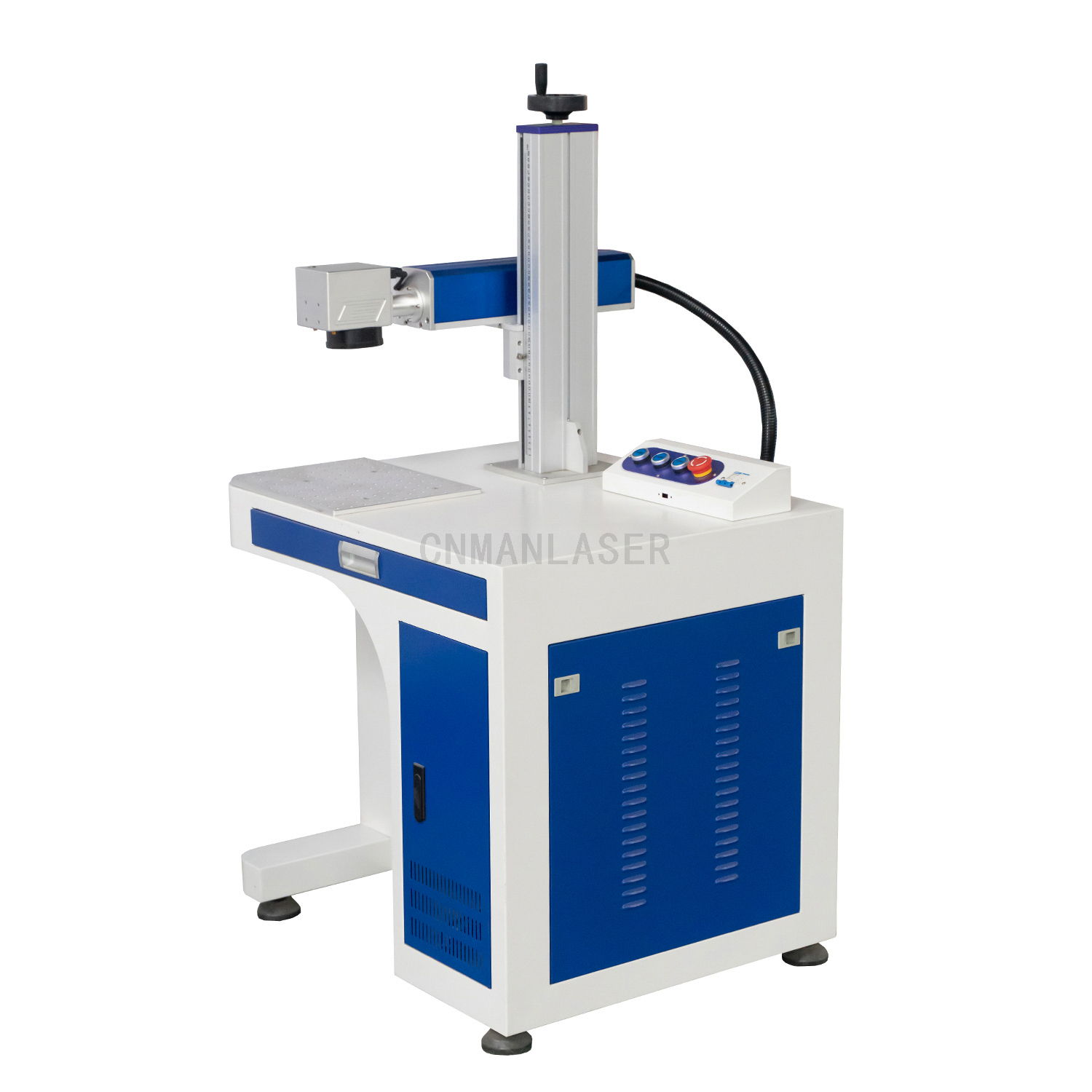 30W 50W 100W Split Fiber Laser Marking/Engraving/Engraver/Cutter/Printing/Marker Machine for Gobos/Projection/LED Logo
