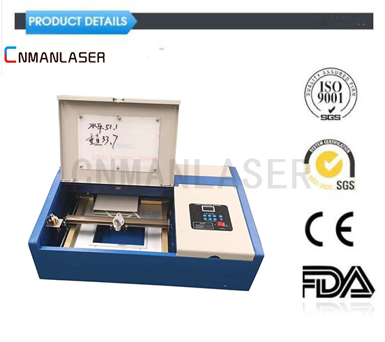New Low Price Mini Portable CO2 Laser Engraving Machine 3020 for Small Besiness at Home for Wood Glass Leather Paper Rubber